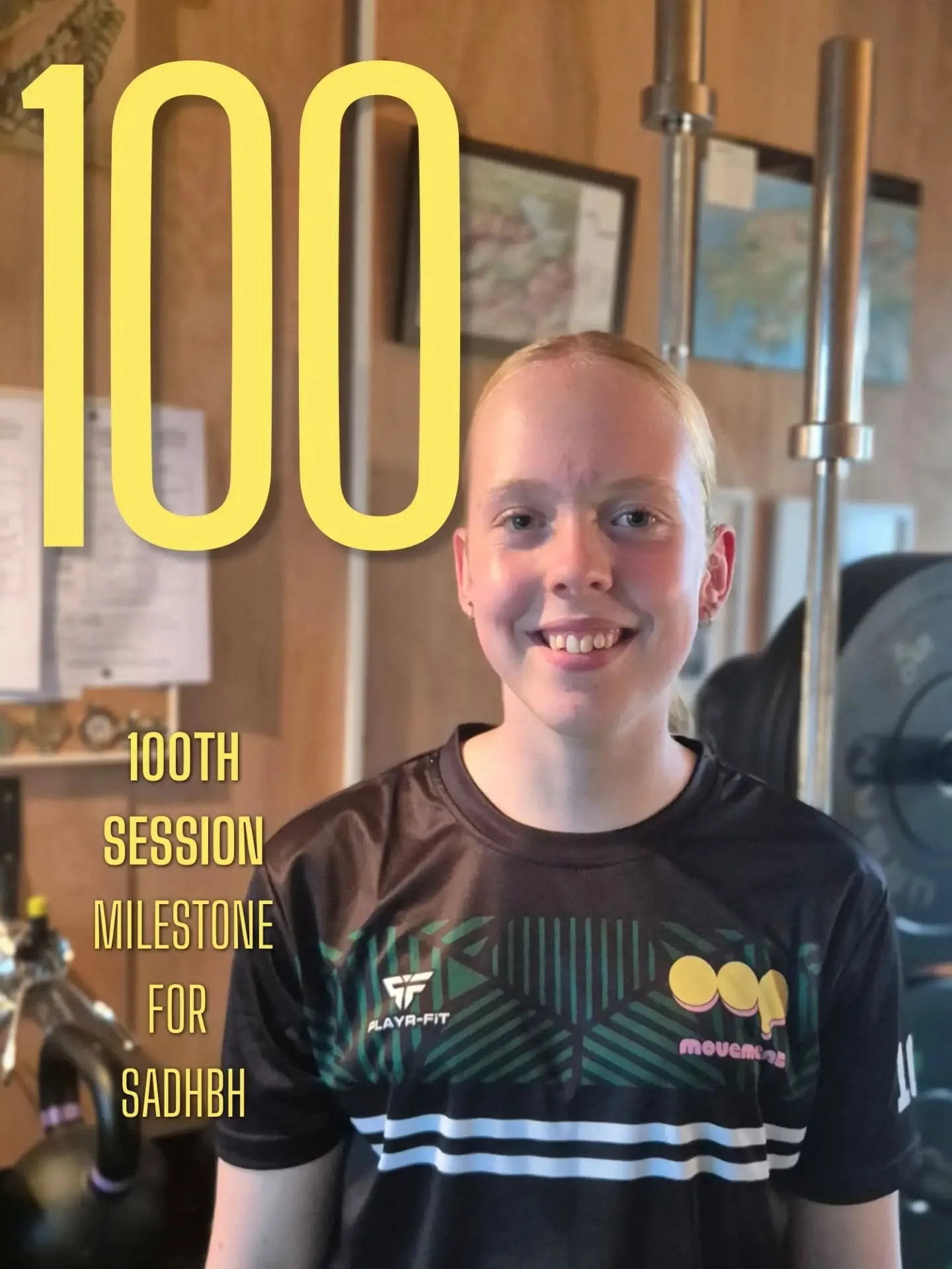 💯

Huge congrats to Sadhbh on becoming our second youth athlete to hit the 100-session milestone! 

To support her swimming, Sadhbh has shown up and applied herself week after week for her twice-weekly athletic development sessions throughout the pa