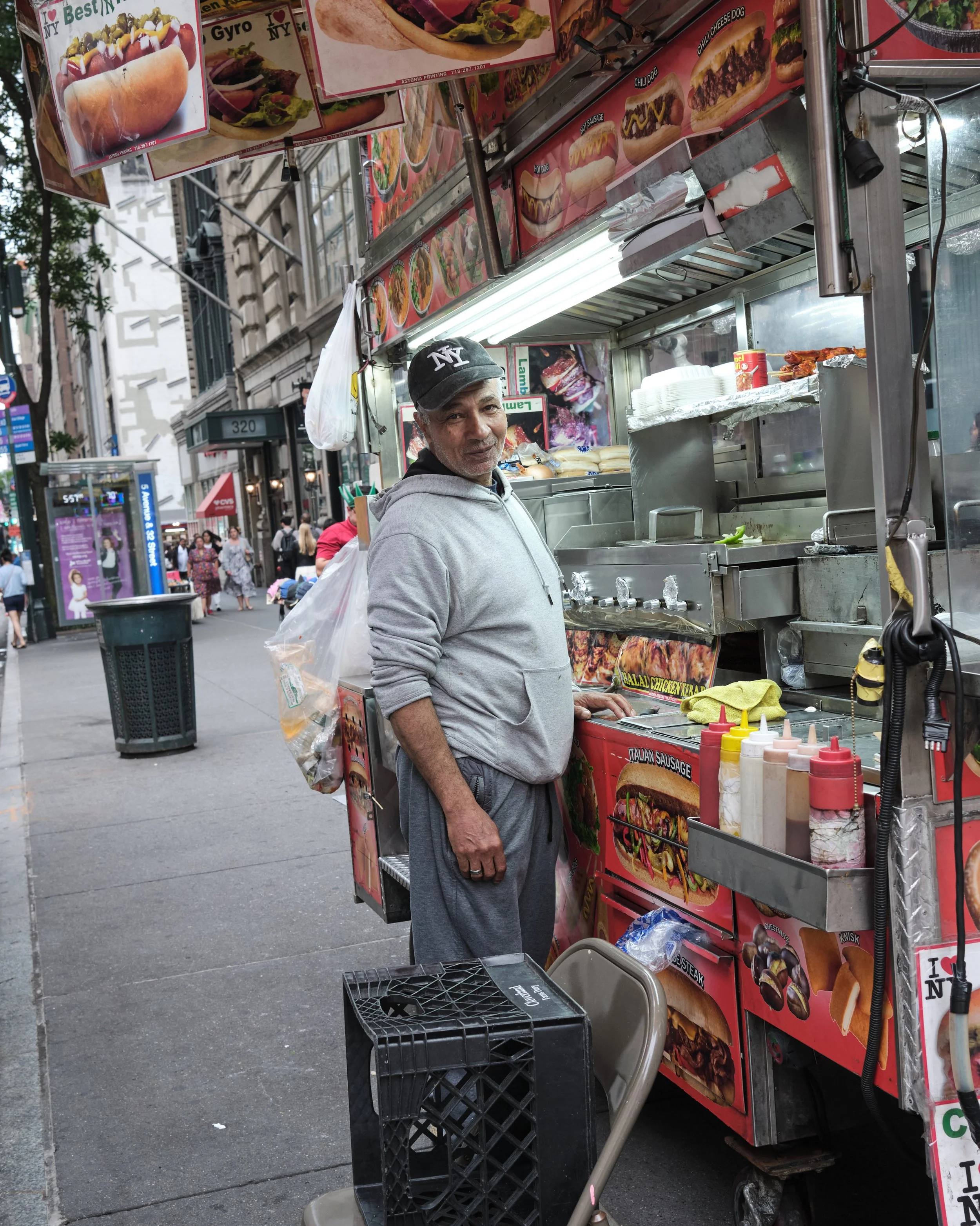 Street food vendor, NYC
