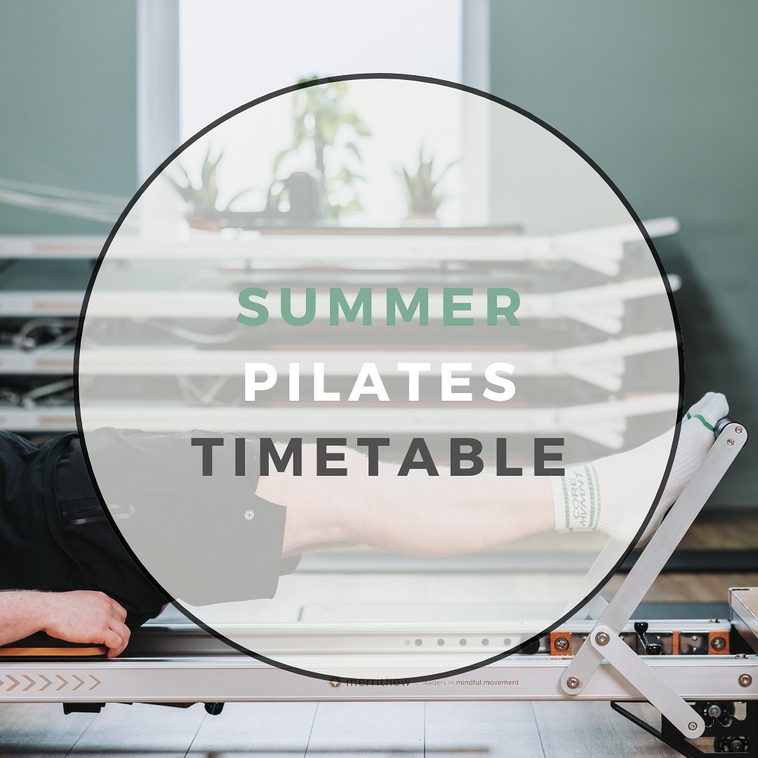 SUMMER TIME.

Time to plan your summer classes, our booking system has been updated till August. 

Keep your eye peeled for our beginner mat course starting soon with our new team member Sally. 
 
Link in the bio to book. 

#pilates