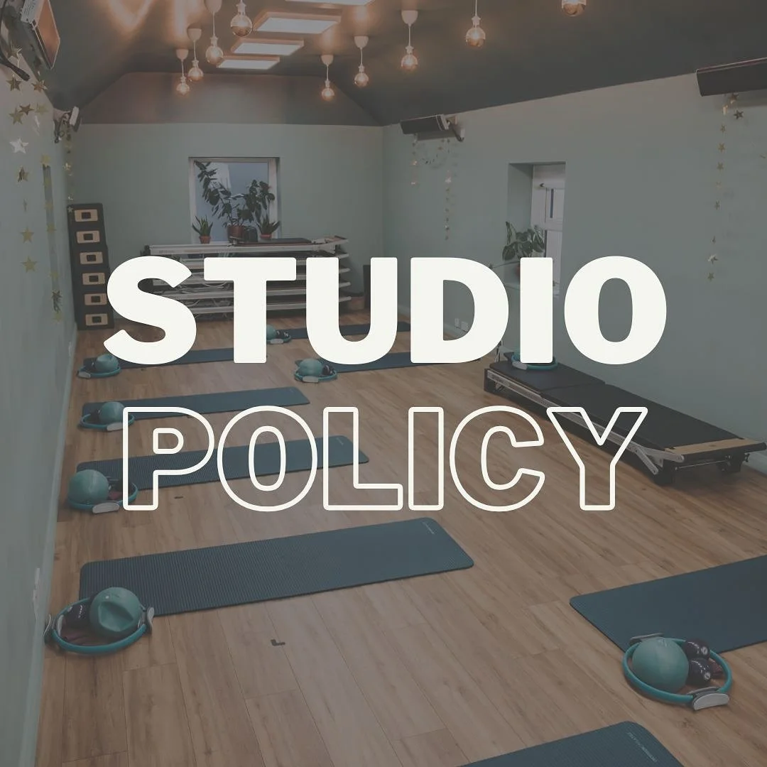 OUR STUDIO POLICY.

Please have a read before booking your next class. 

Thank you,

CORE MVMNT TEAM.