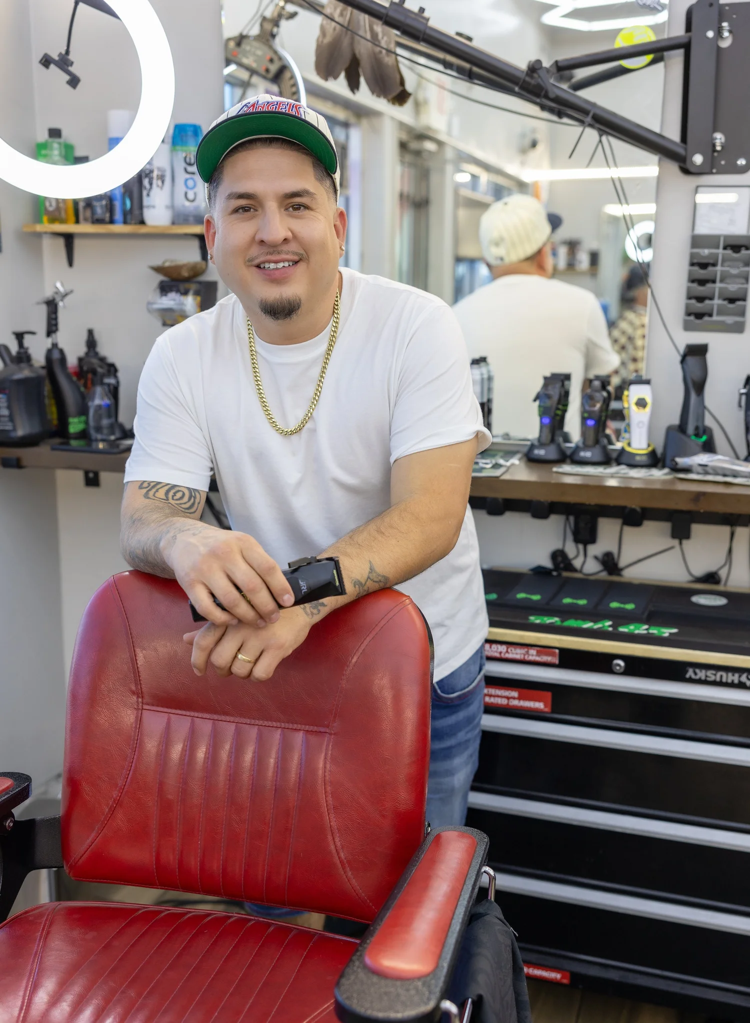 Touch, owner and professional barber