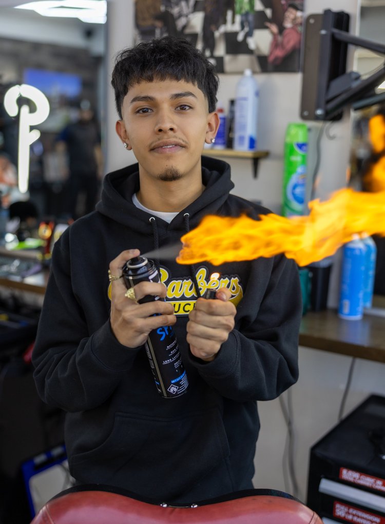 Diego — professional barber at A Barber's Touch Denver