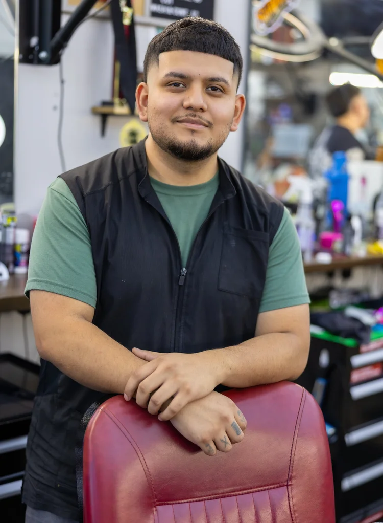 Alex — professional barber at A Barber's Touch Denver