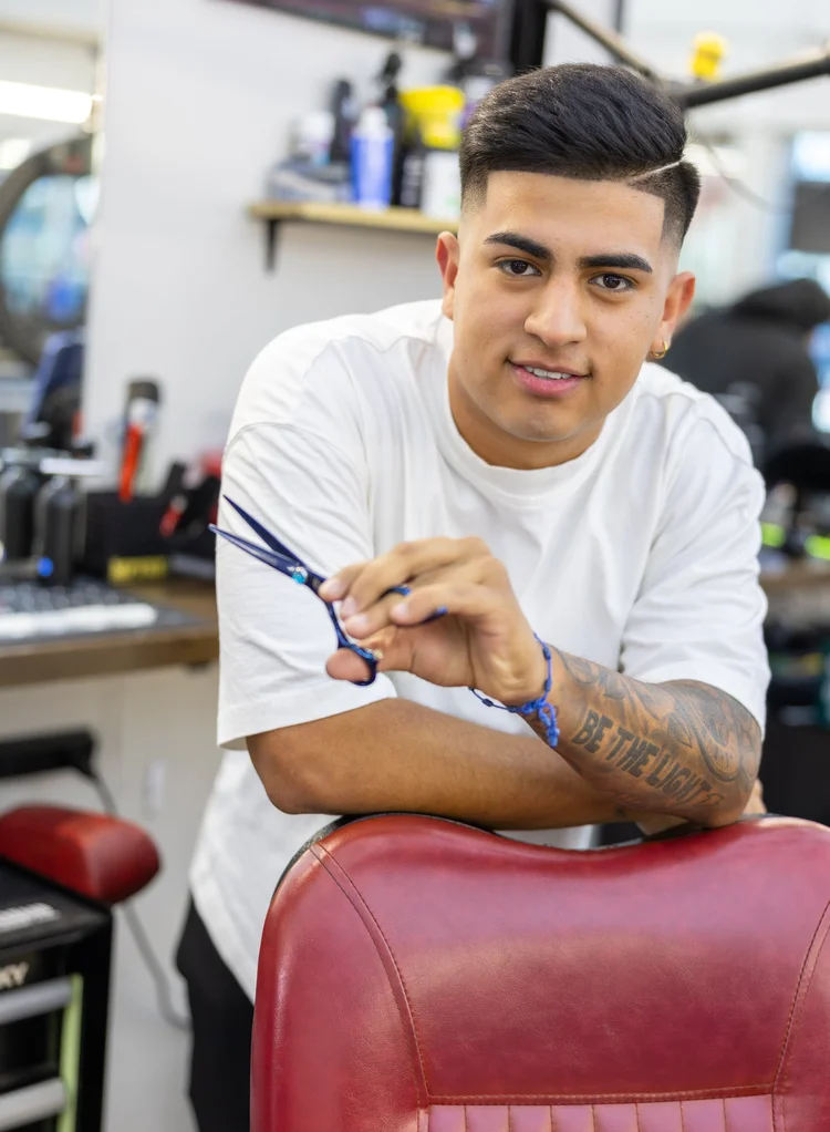 D'alessandro — professional barber at A Barber's Touch Denver