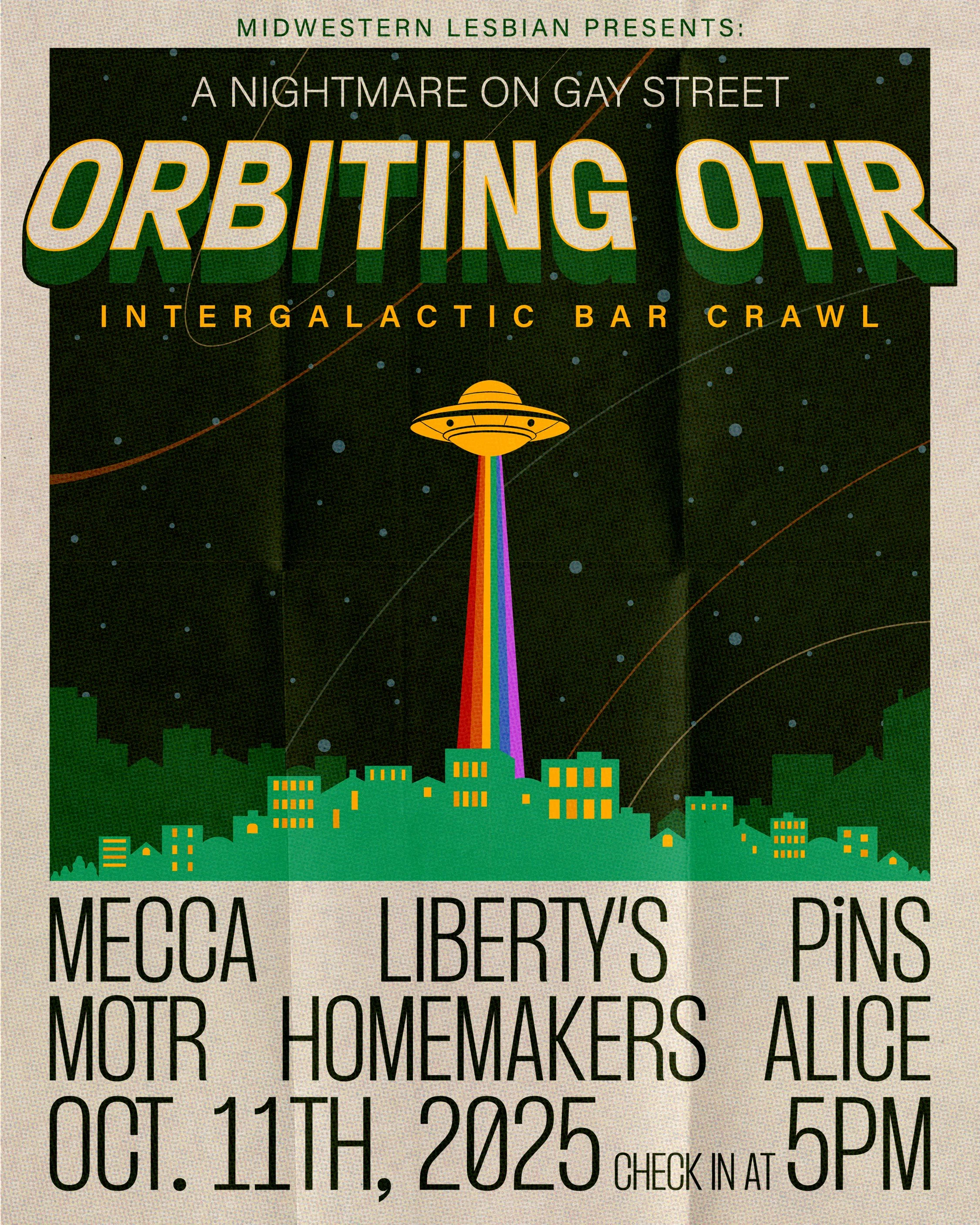 Nightmare on Gay Street: Orbiting OTR Poster