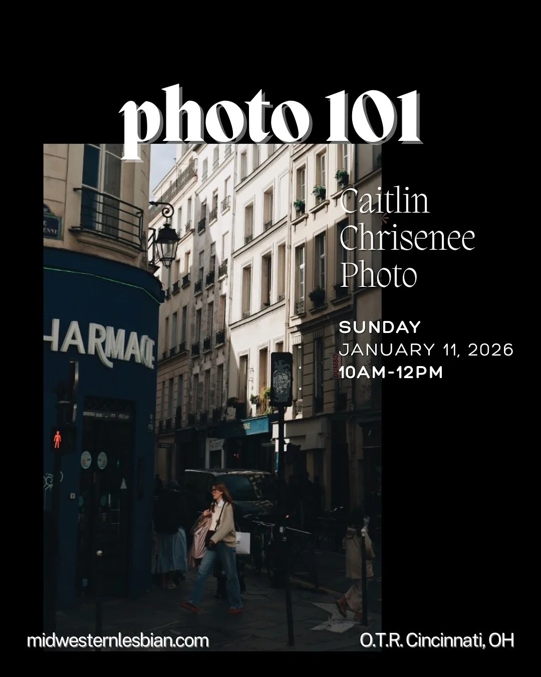 Join @caitlinchriseneephoto for a photo 101 workshop on January 11th! In this hands-on beginner workshop, we&rsquo;ll dive into the foundations of photography. From understanding your camera and shooting in manual mode to finding great light, composi