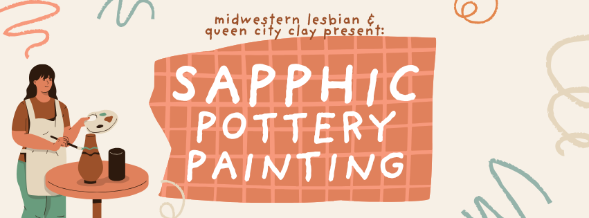 Sapphic Pottery Painting