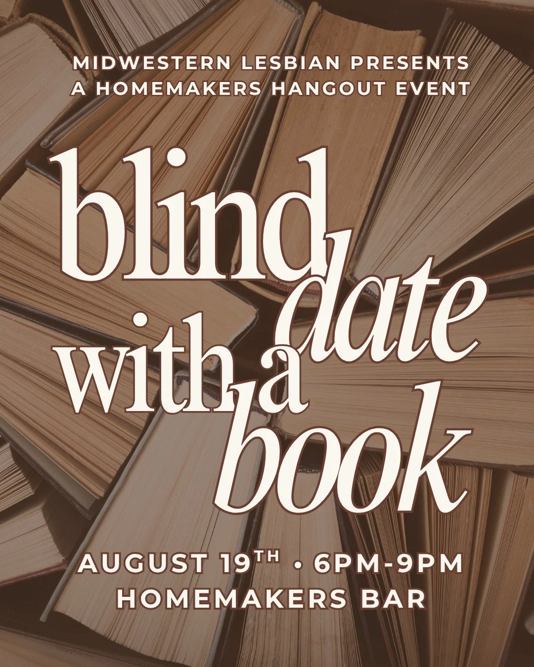 Join us for Blind Date with a Book on August 19th from 6pm-9pm! 📚 Bring a book that you think other people should read or would enjoy! Wrap it in paper and write a brief description about the book, theme and genre! Don&rsquo;t include the title or t