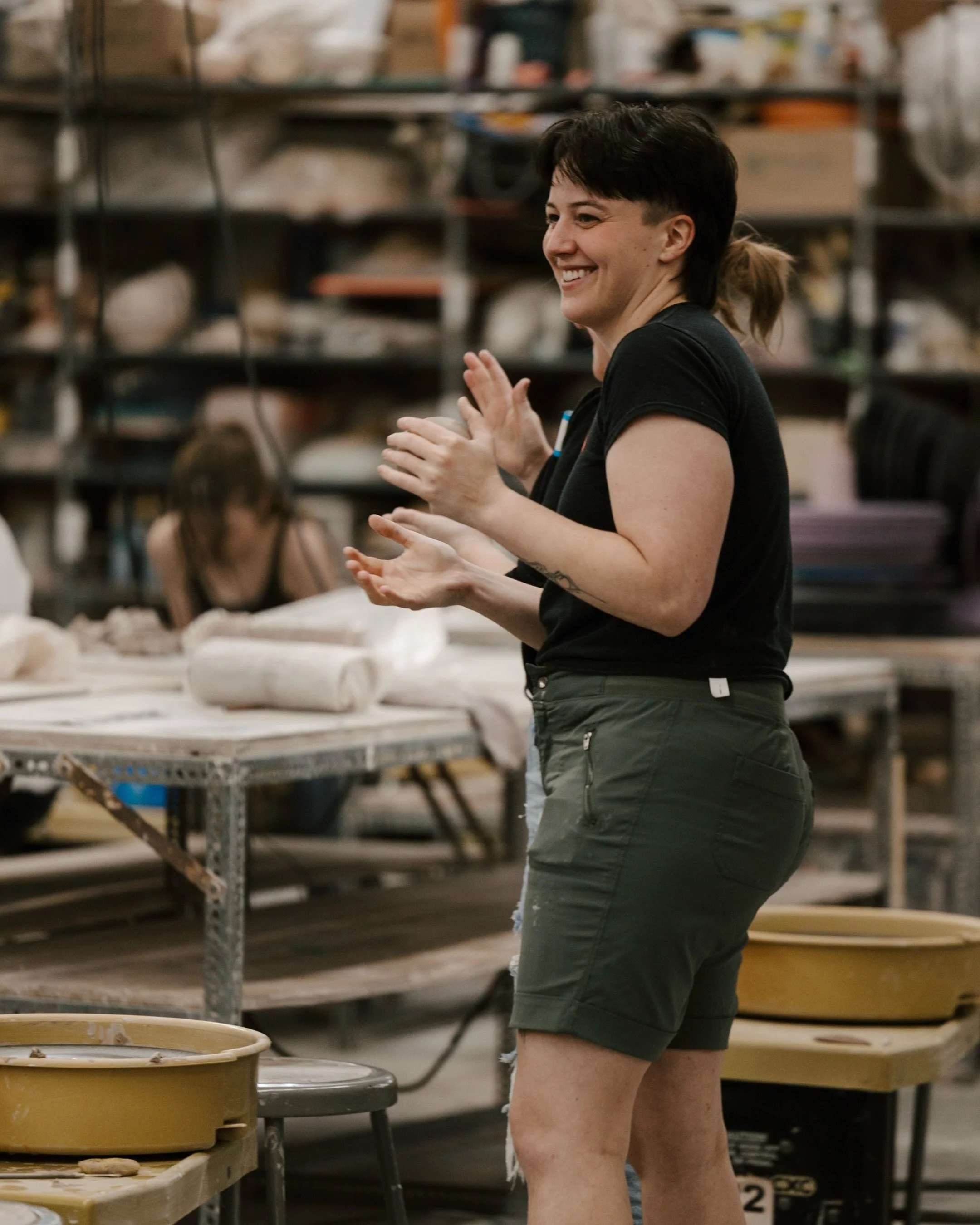 Join Midwestern Lesbian for an evening for pottery building on the wheel at @queencityclay ! Tickets include potters wheel class from Queen City Clay instructors, all materials, firing &amp; glazing! Open to all ages, and BYOB

Sign up through the li