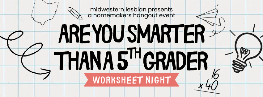 Are You Smarter Than A 5th Grader: Worksheet Night