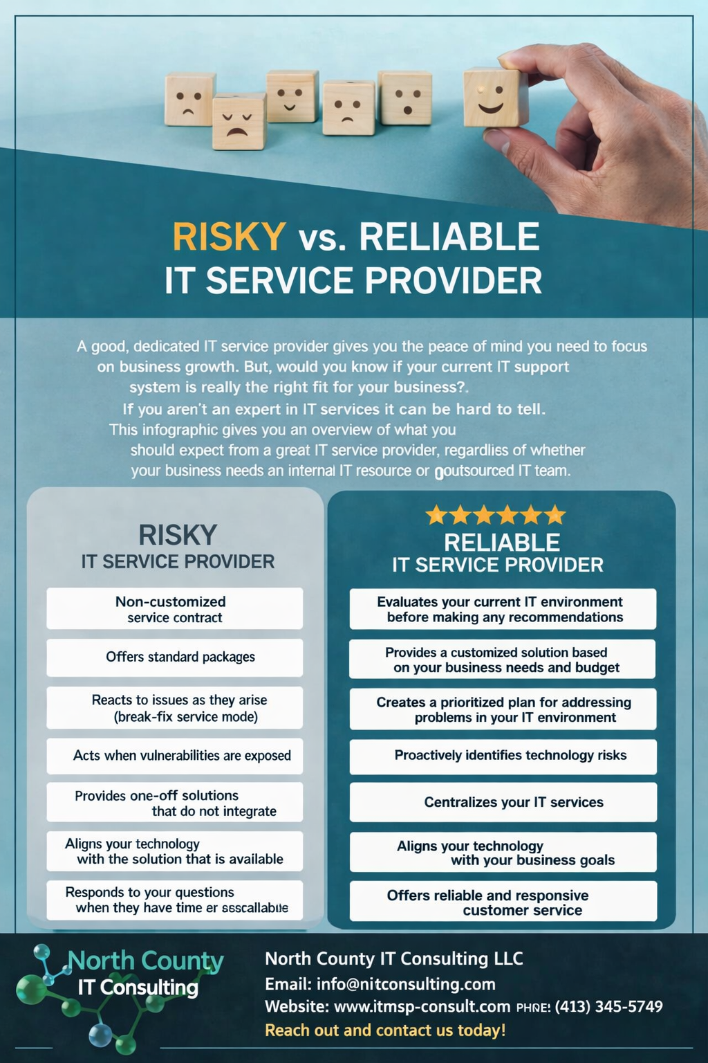 How to Tell a Risky vs. Reliable IT Service Provider