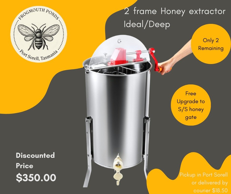 2 frame honey extractor