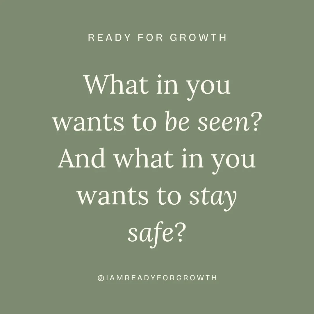 Building relationship with all of who you are is a step towards becoming all you want to be.