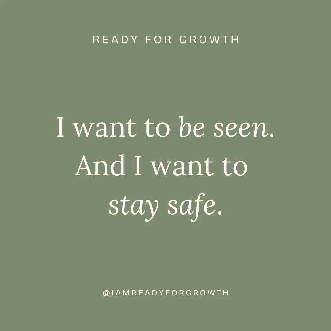 I&rsquo;ve been noticing how deeply human this tension is. There&rsquo;s often a part of us that wants tọ share, connect, express, and be visible.

And at the same time, a part that wants to stay quiet, protected, and out of view.

For a long time, I