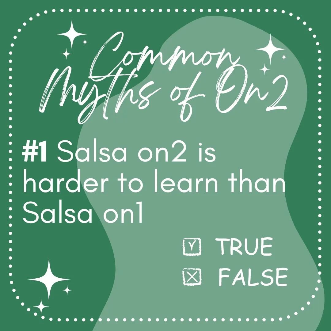 What if I told you learning on2 was no harder than learning on1 🤯 

What do you think? 🤔 

#salsafacts #themoreyouknow #on1vson2
