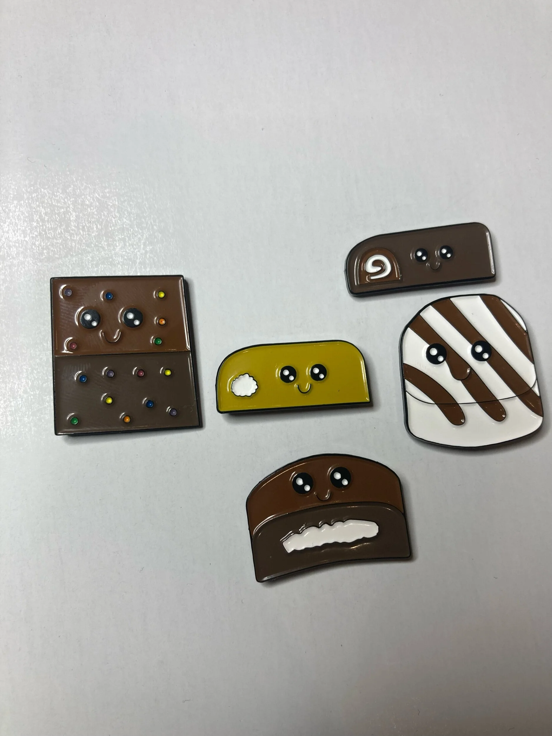Snack Cake Pin Set