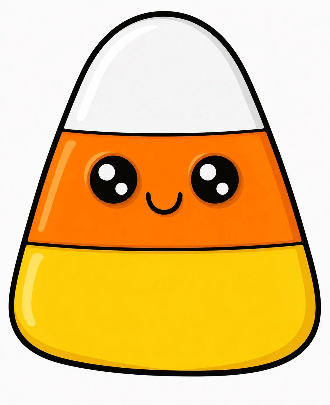 Candy Corn Enamel Pin