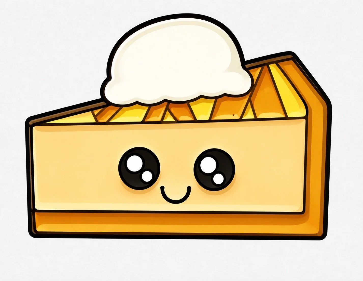 Apple Pie Slice Enamel Pin