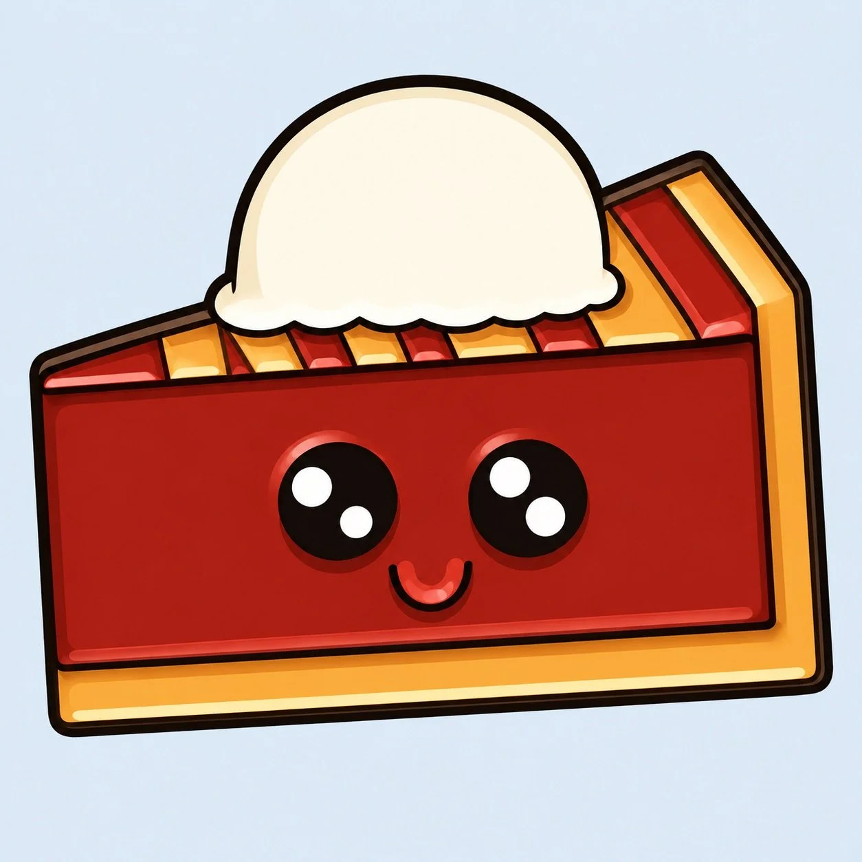 Cherry Pie Slice Enamel Pin