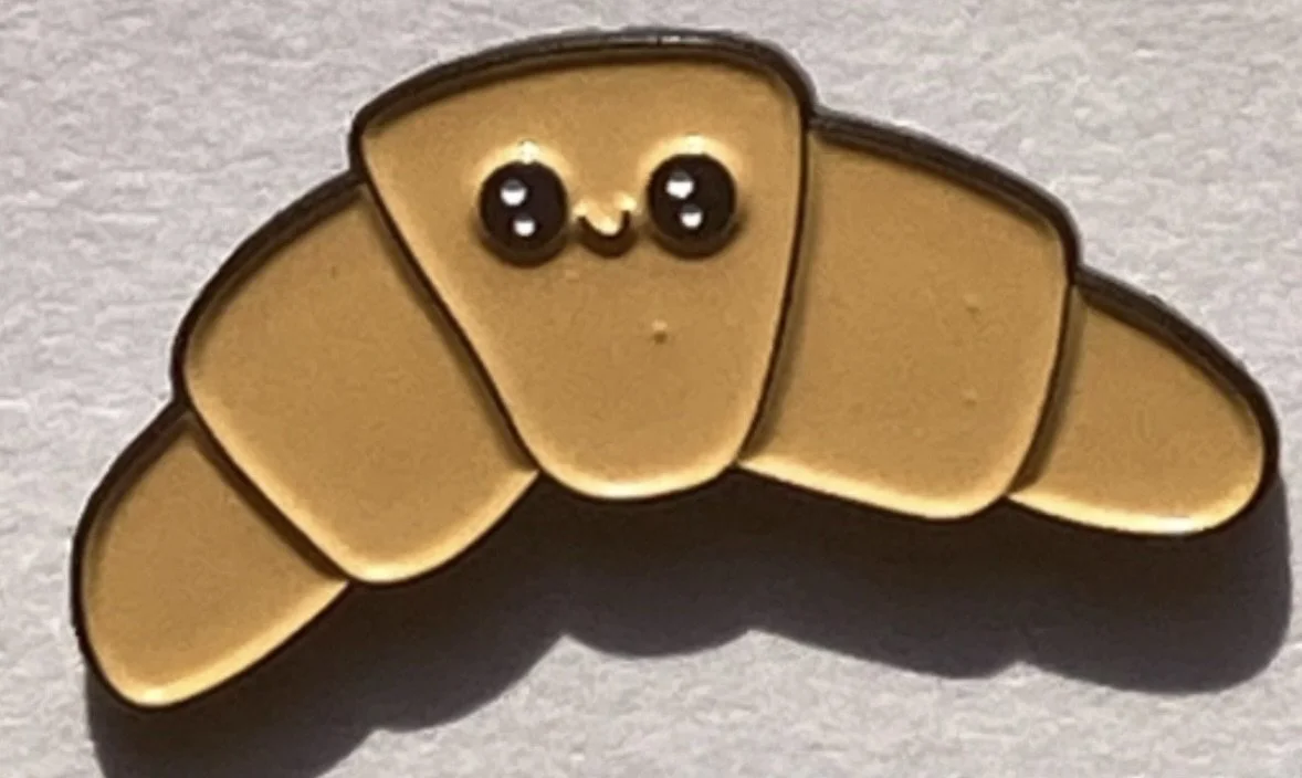 Craig the Croissant Enamel Pin