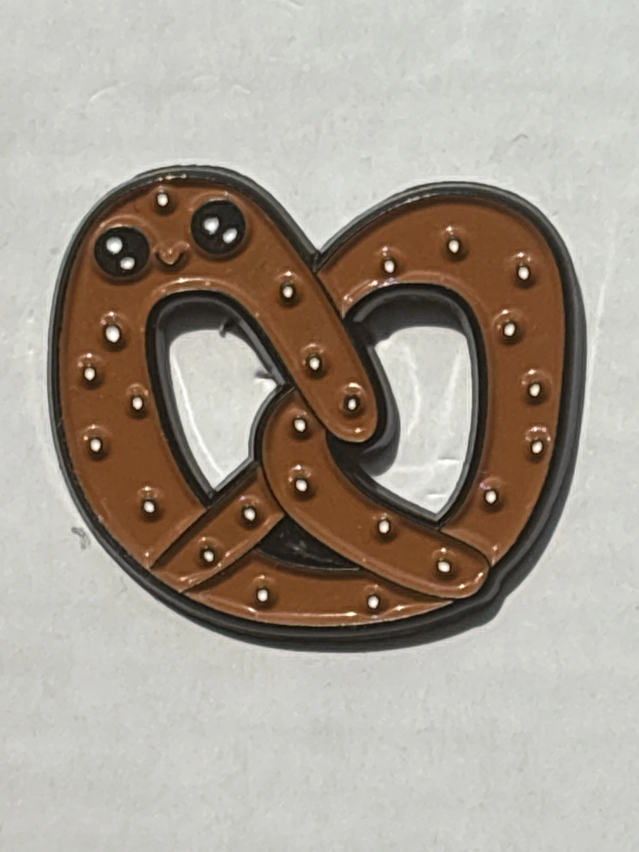 Preston the Preztel Enamel Pin