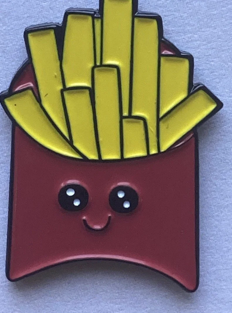 Freddie the Fries Enamel Pin