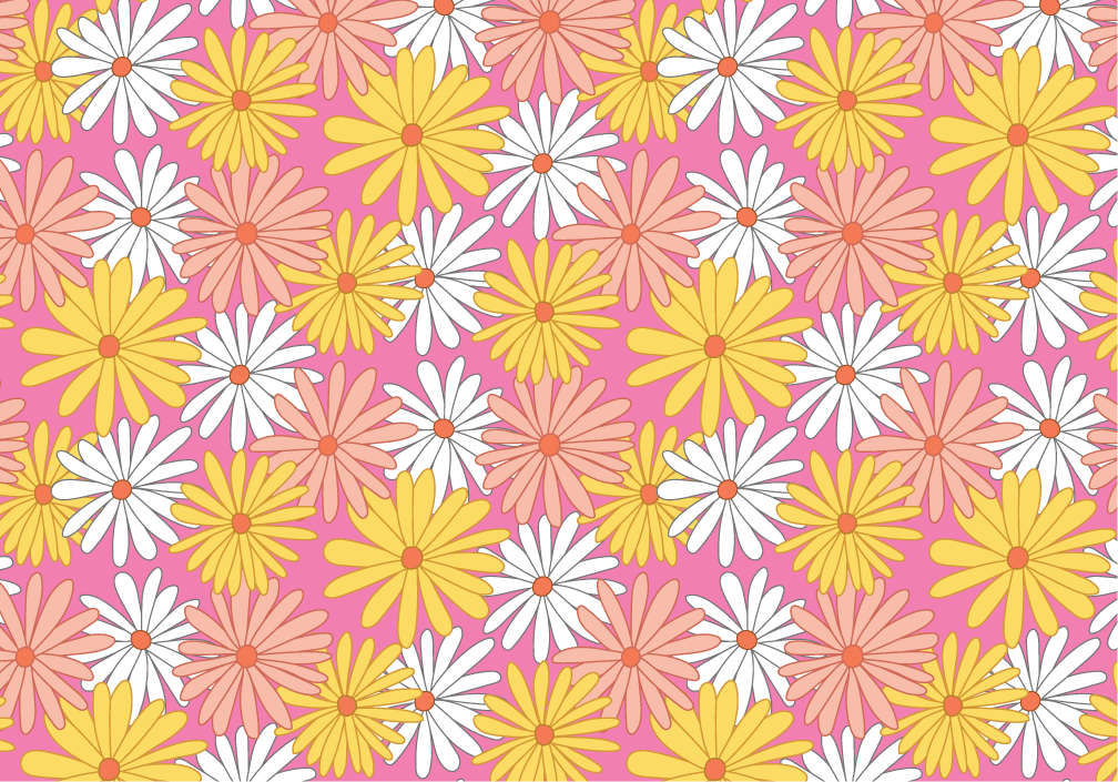 Flowers on Pink