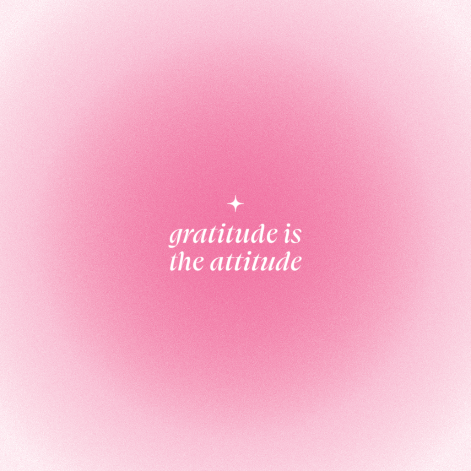 Gratitude is the Attitude
