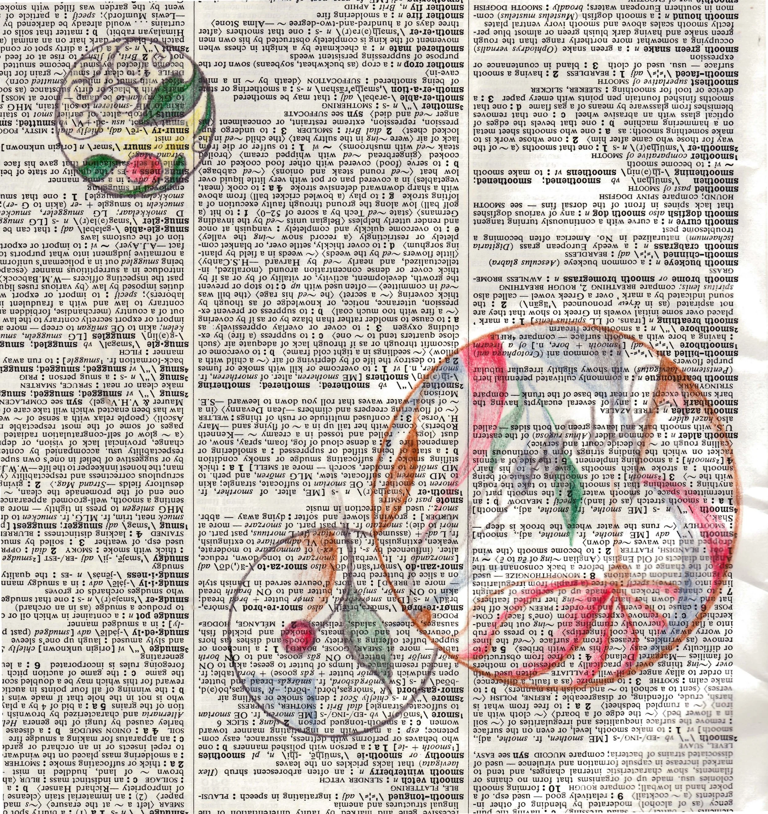 circles on dictionary pages2  2016.jpg