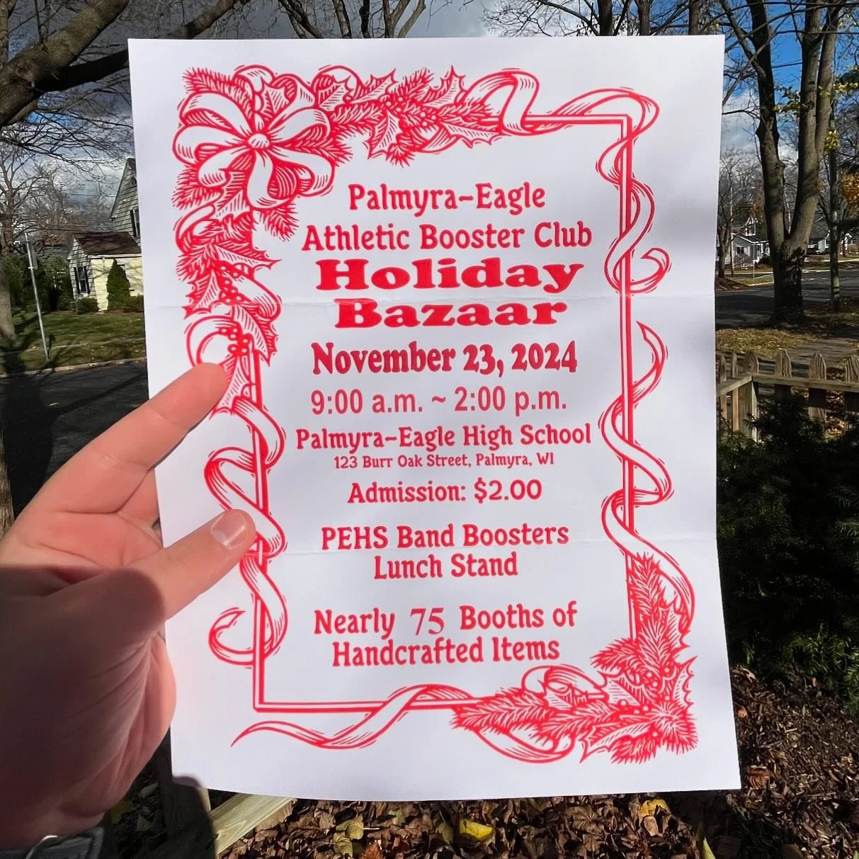 My next event is in Palmyra at the Palmyra Holiday Bazaar, hosted by the Palmyra-Eagle High School Athletic Booster Club! 🎄🎁 With over 75 booths featuring handcrafted items, it&rsquo;s the perfect place to get a jump on your holiday shopping. See y