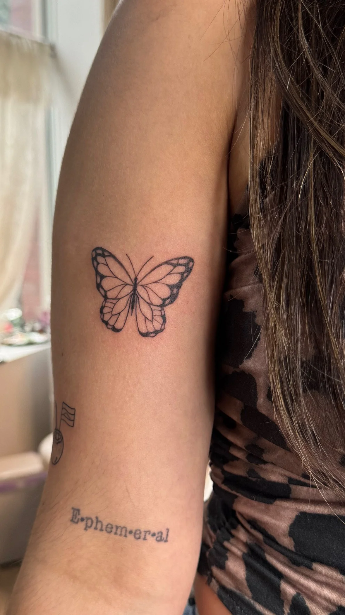 Fineline tattoo by Ellie Rod | Bohemian Social club tattoo | Hudson, MA