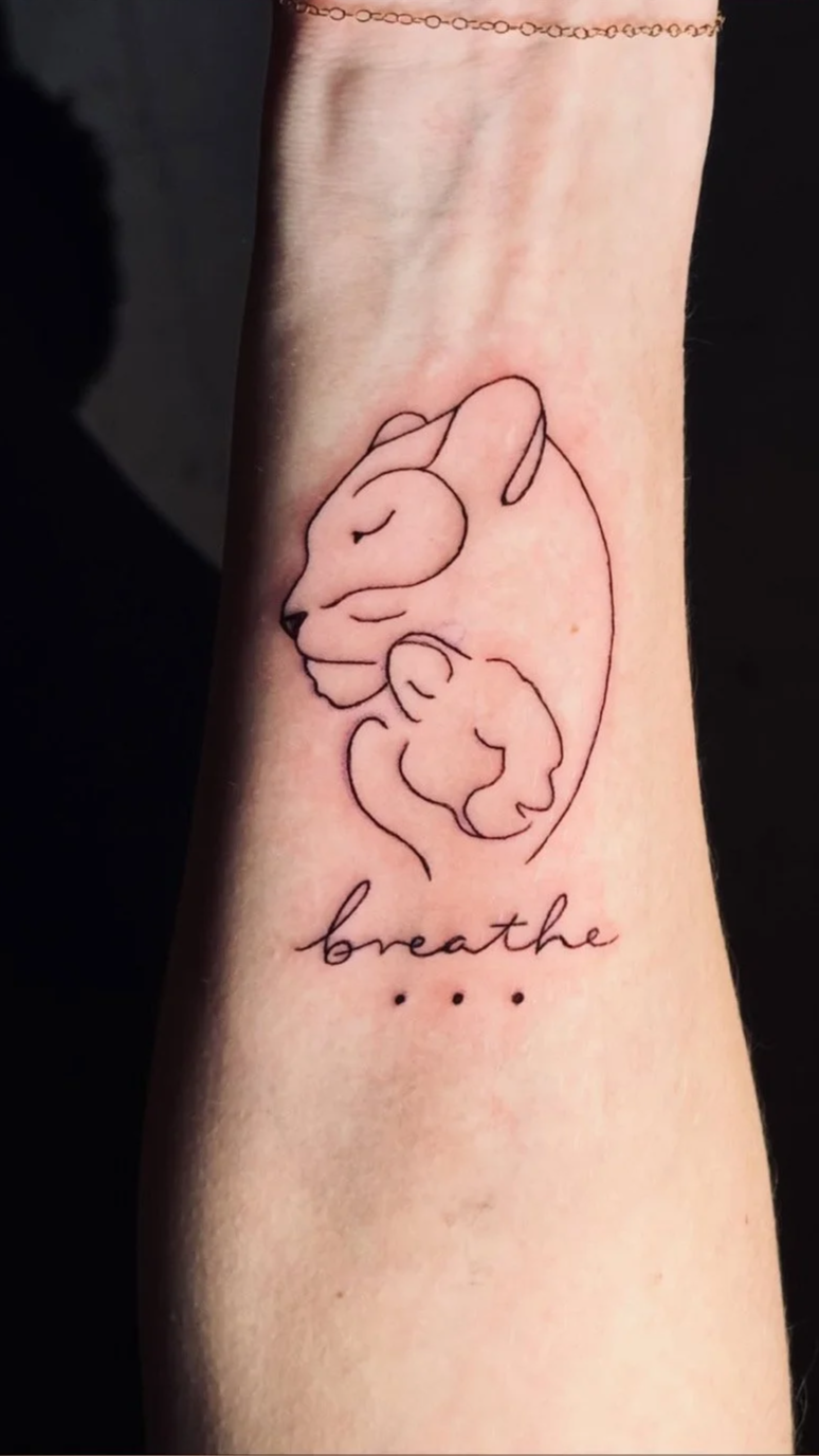 Fineline tattoo by Ellie Rod | Bohemian Social club tattoo | Hudson, MA