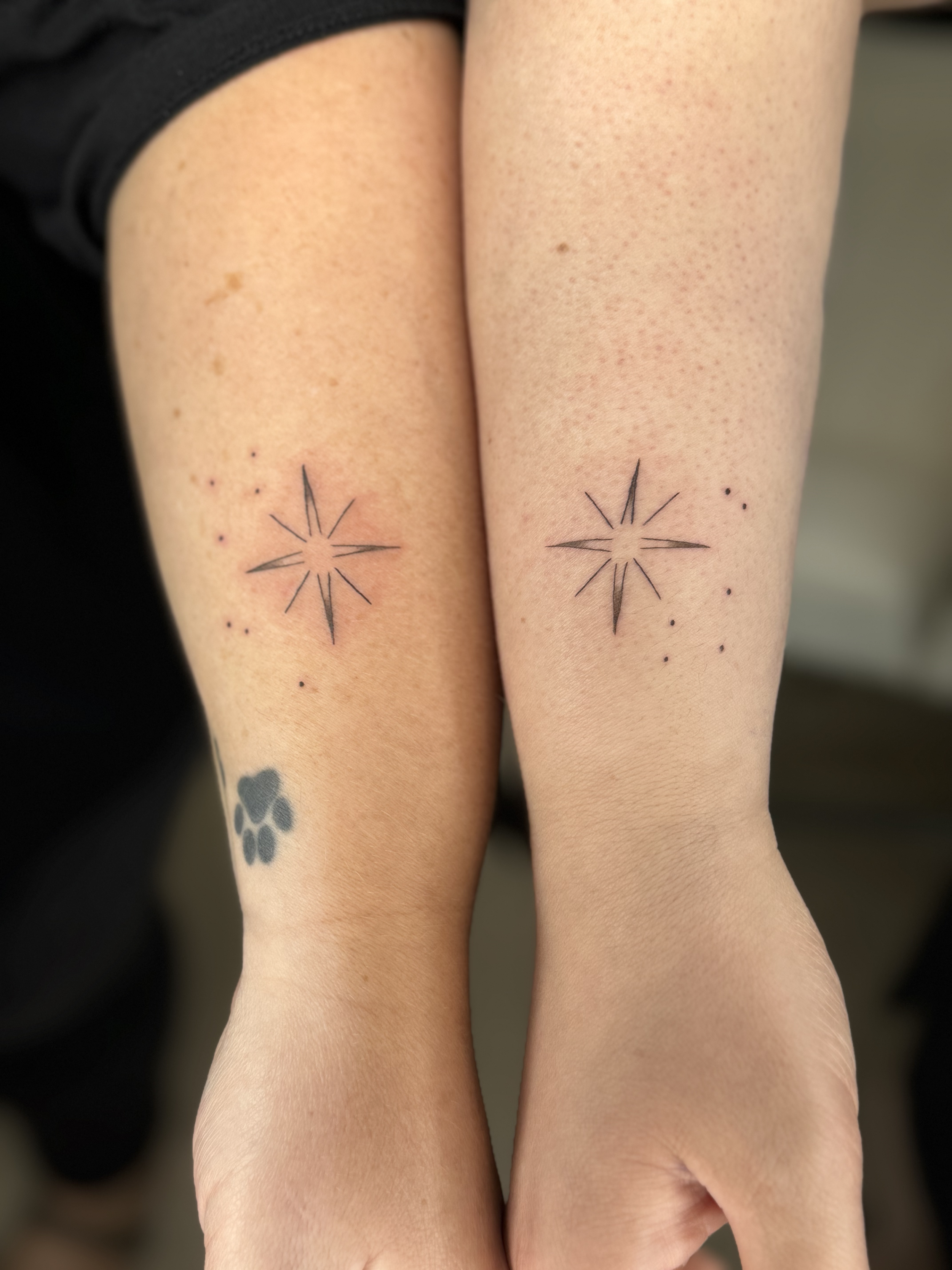 Fineline tattoo by Ellie Rod | Bohemian Social club tattoo | Hudson, MA