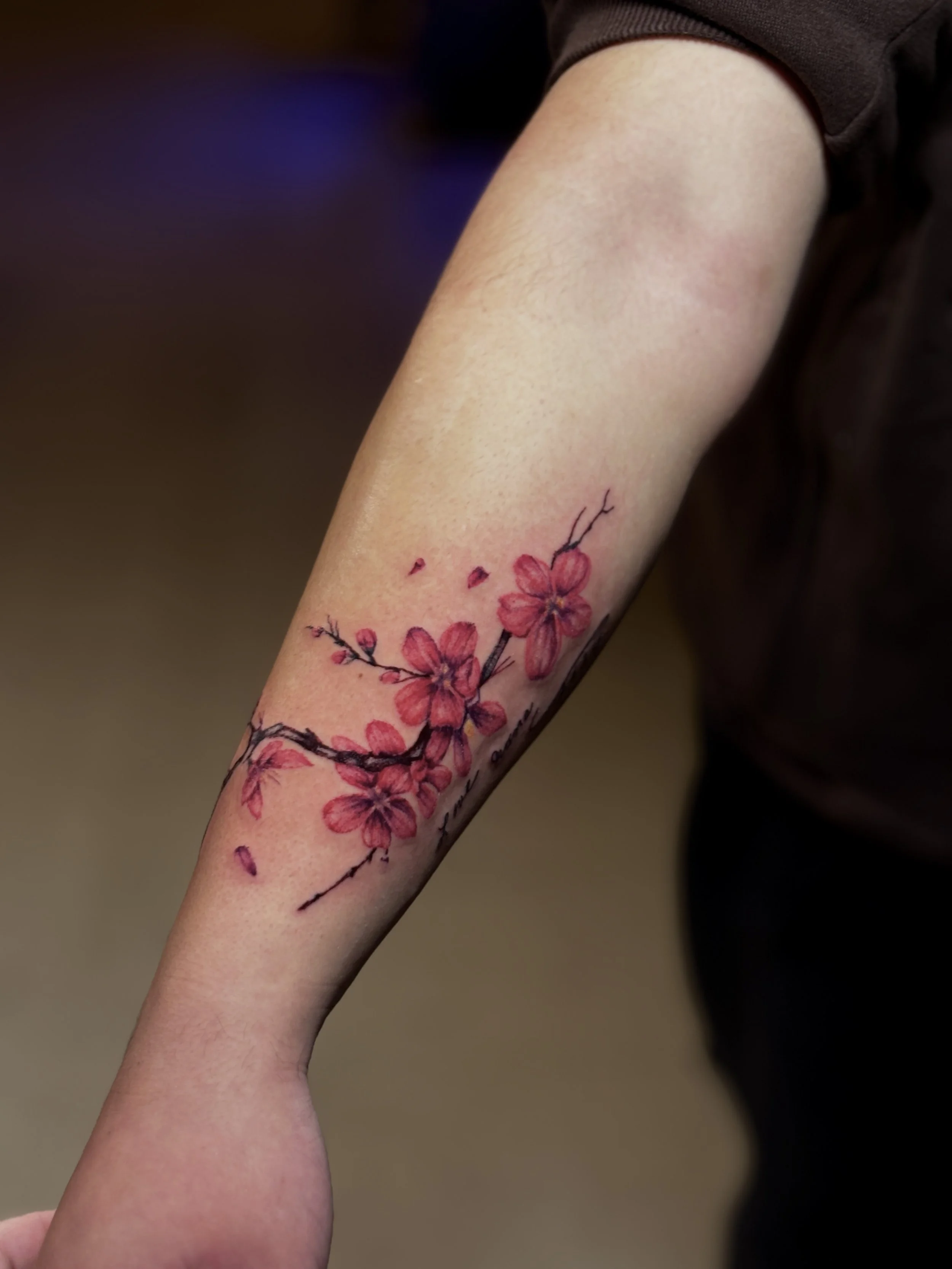 cherry blossom tattoo