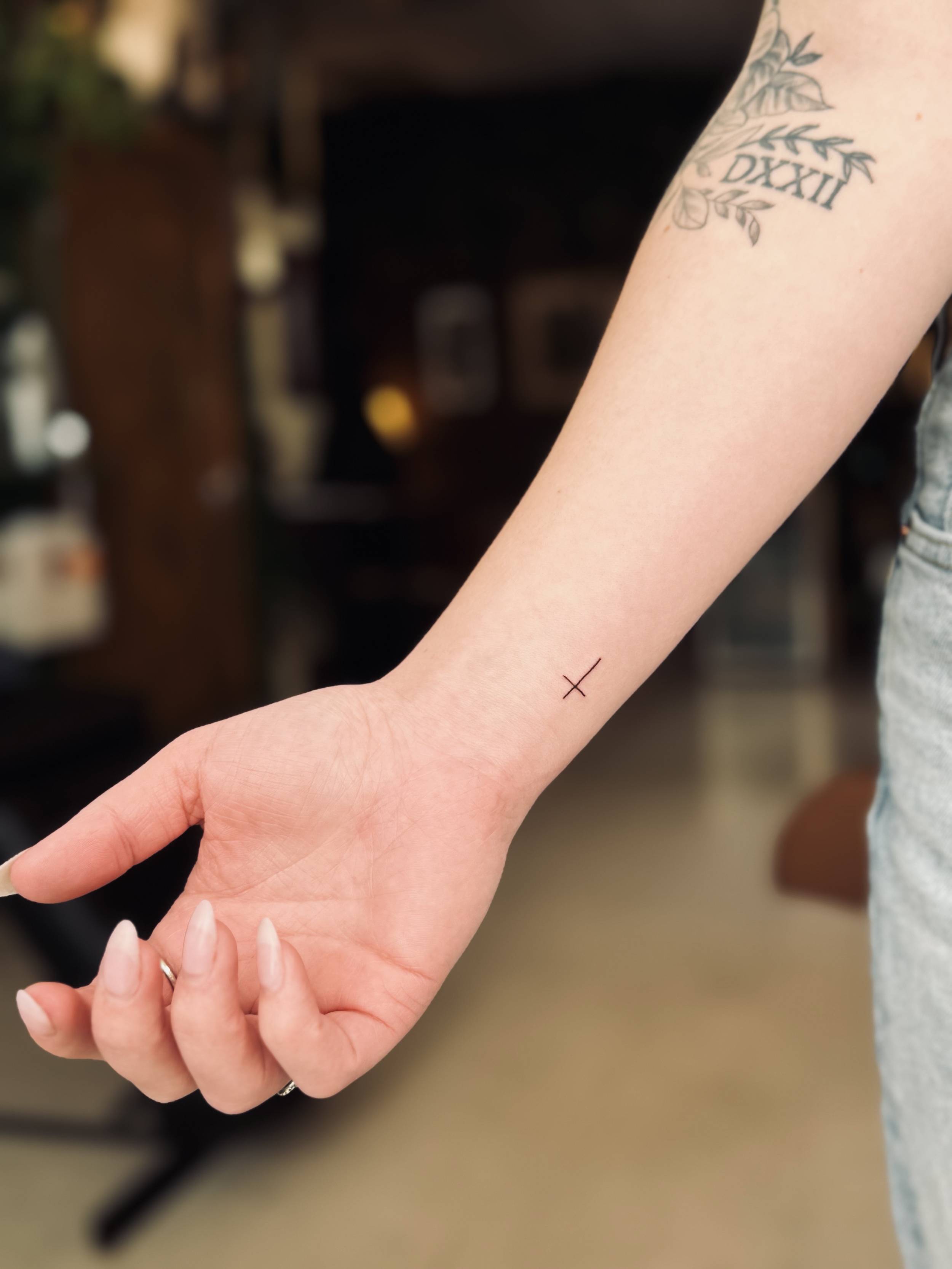 Fineline tattoo by Ellie Rod | Bohemian Social club tattoo | Hudson, MA