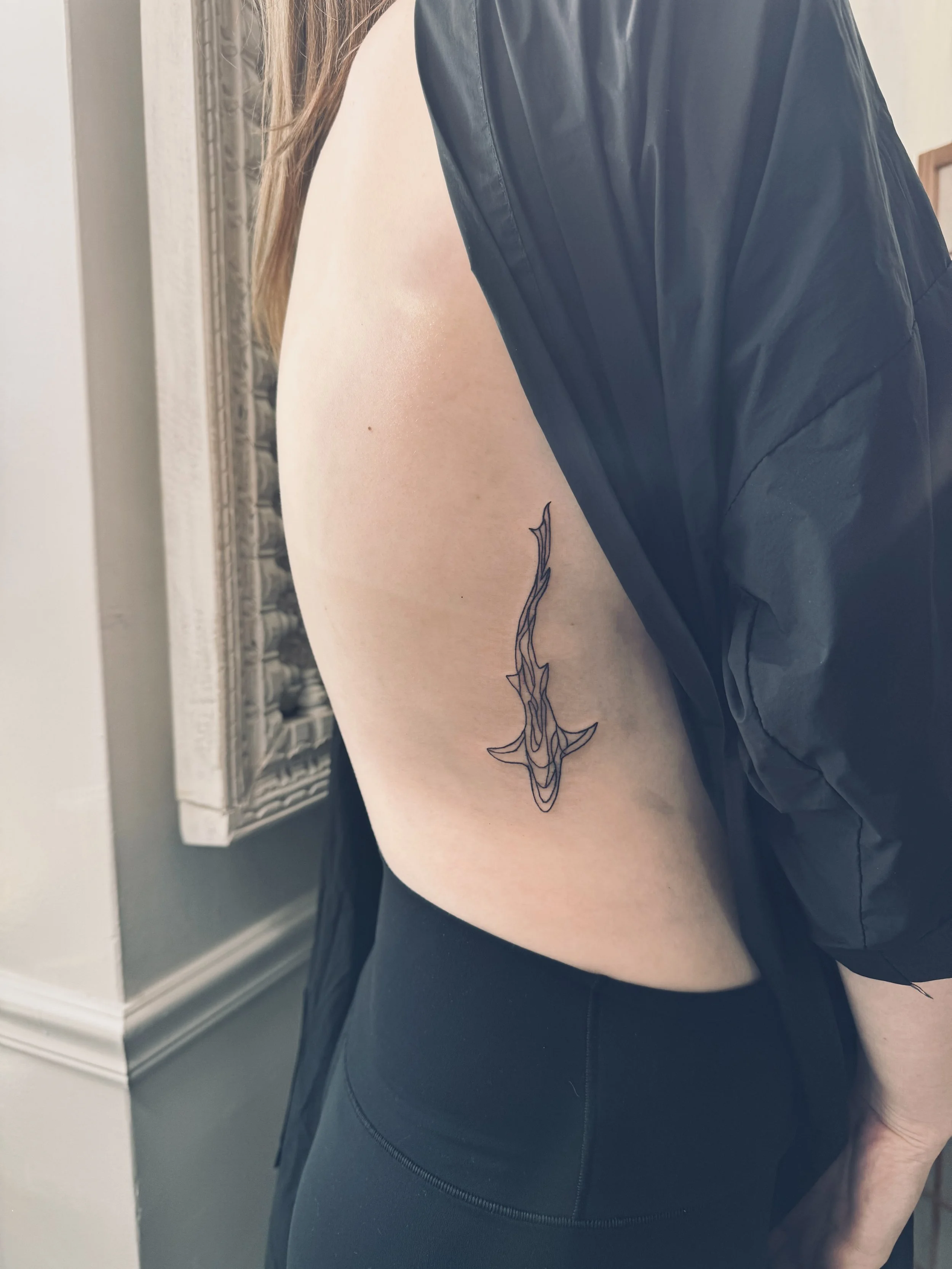 Fineline tattoo by Ellie Rod | Bohemian Social club tattoo | Hudson, MA