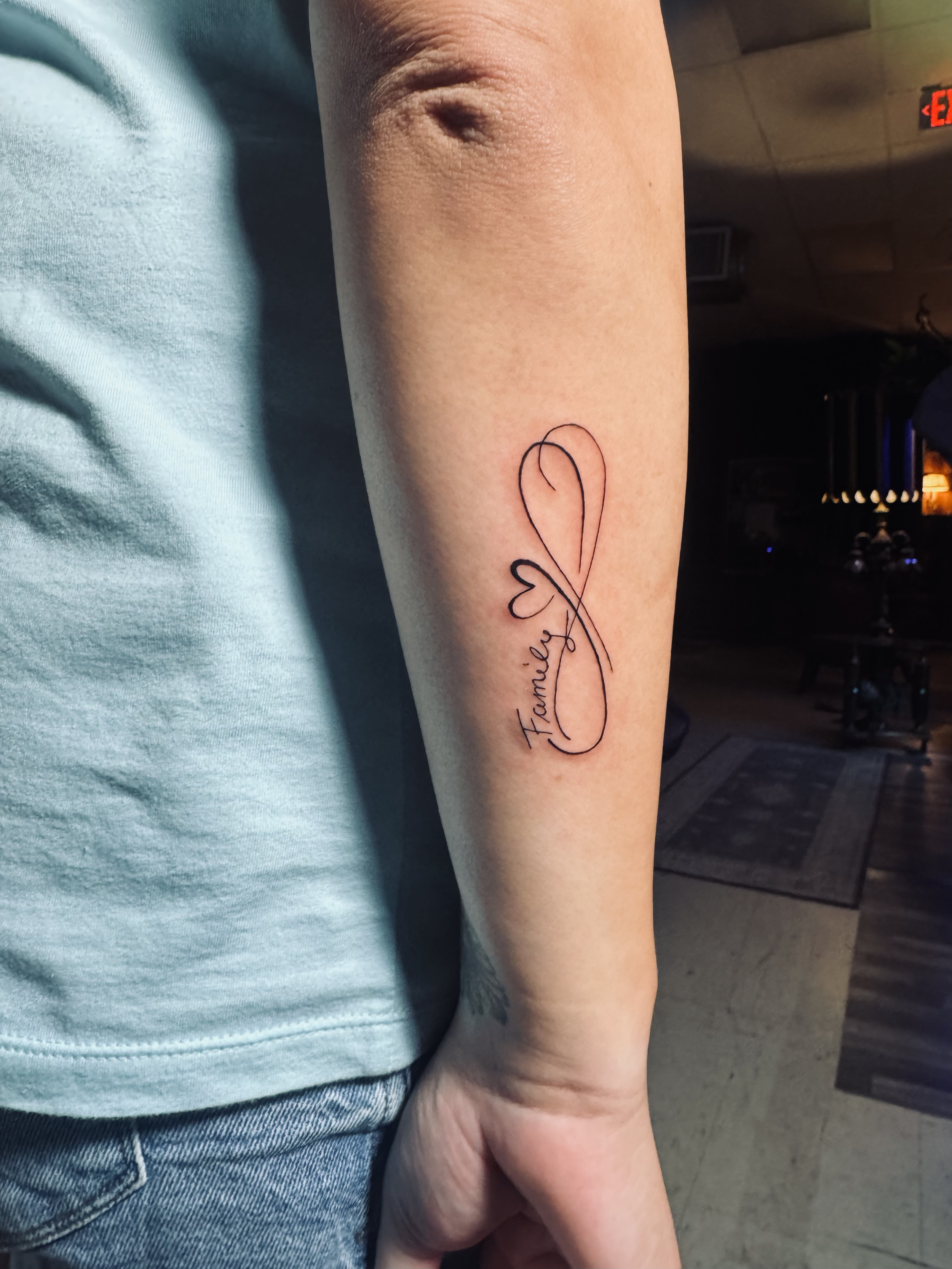 Fineline tattoo by Ellie Rod | Bohemian Social club tattoo | Hudson, MA