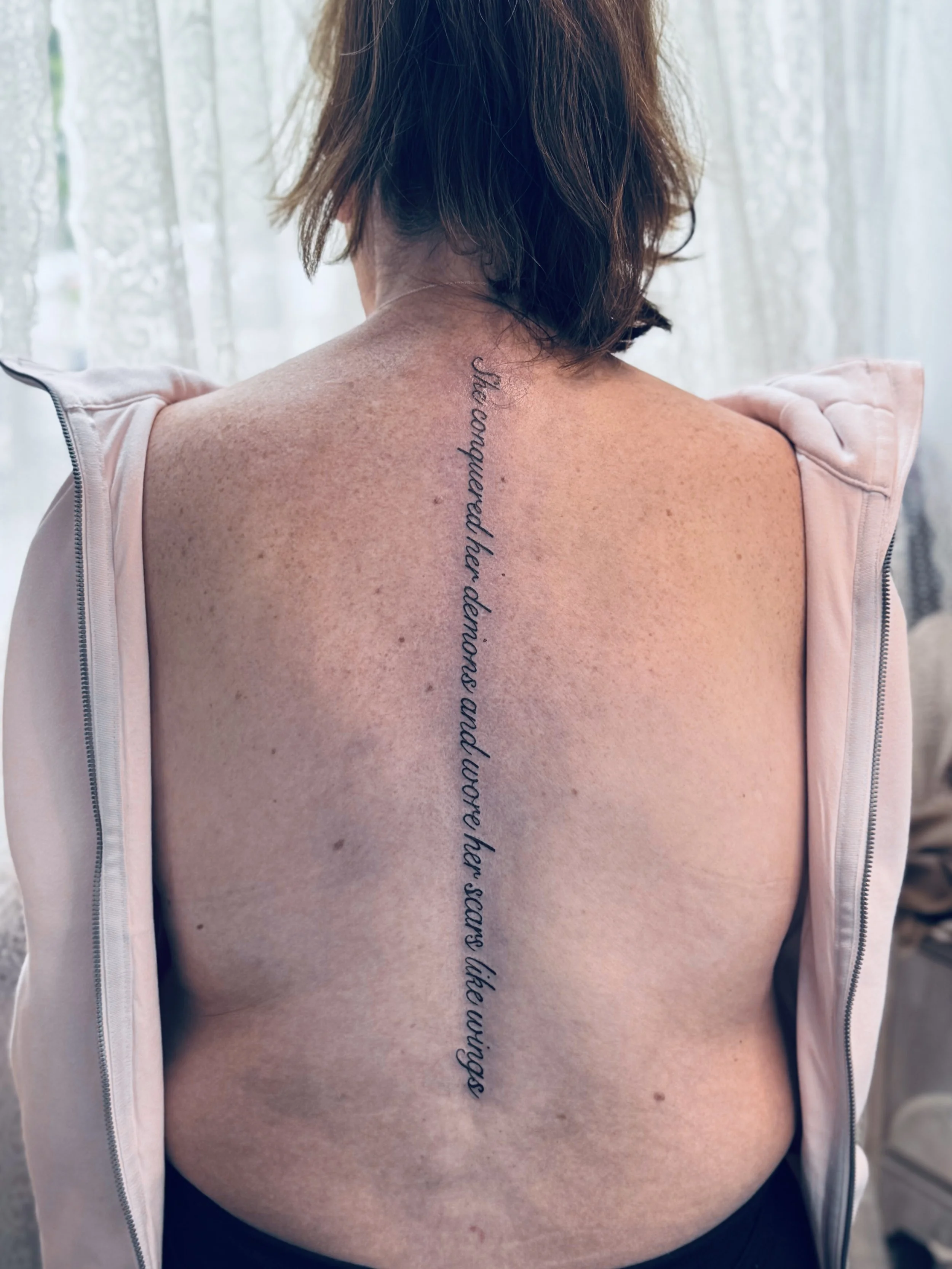 Fineline tattoo by Ellie Rod | Bohemian Social club tattoo | Hudson, MA
