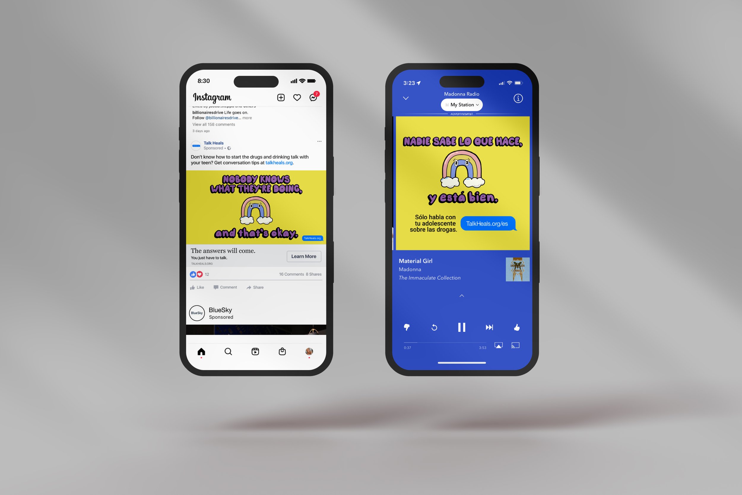 Facebook, Instagram, TikTok, Pandora and Google Discover Ads