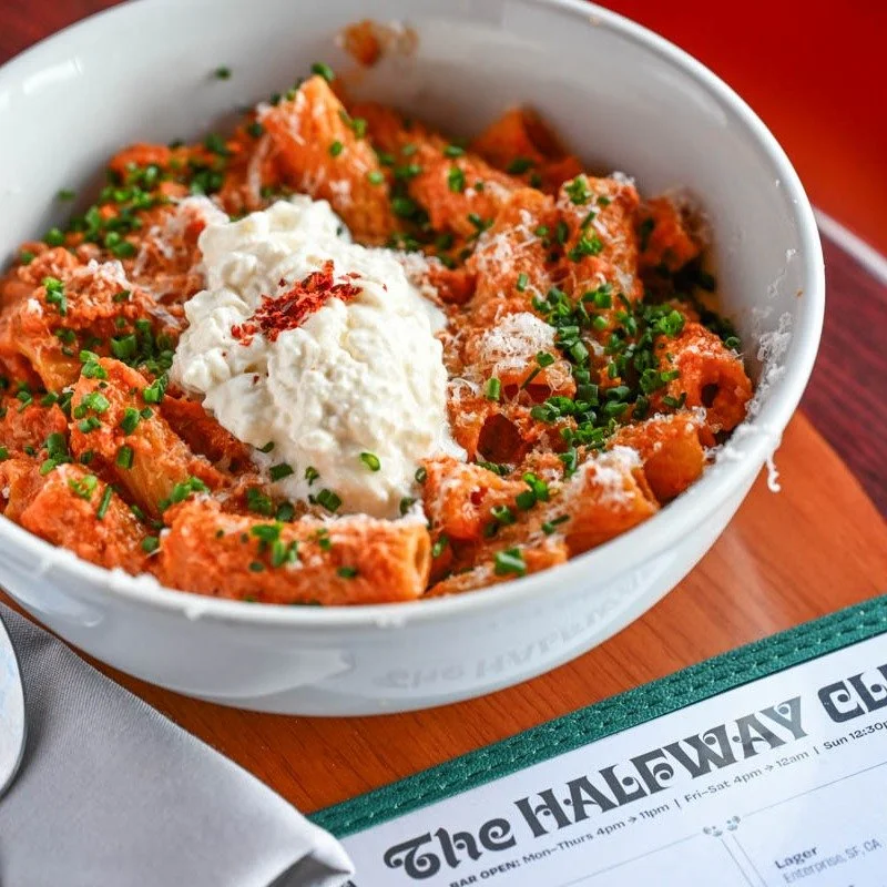 Sunday dinner is just hours away! Got plans? No? Well, we've got a great idea for you! 
Our newest menu item is a bowl of spicy rigatoni in a vodka meat sauce with stracciatella and parmesan. It's got "grandma's cooking" written all over i
