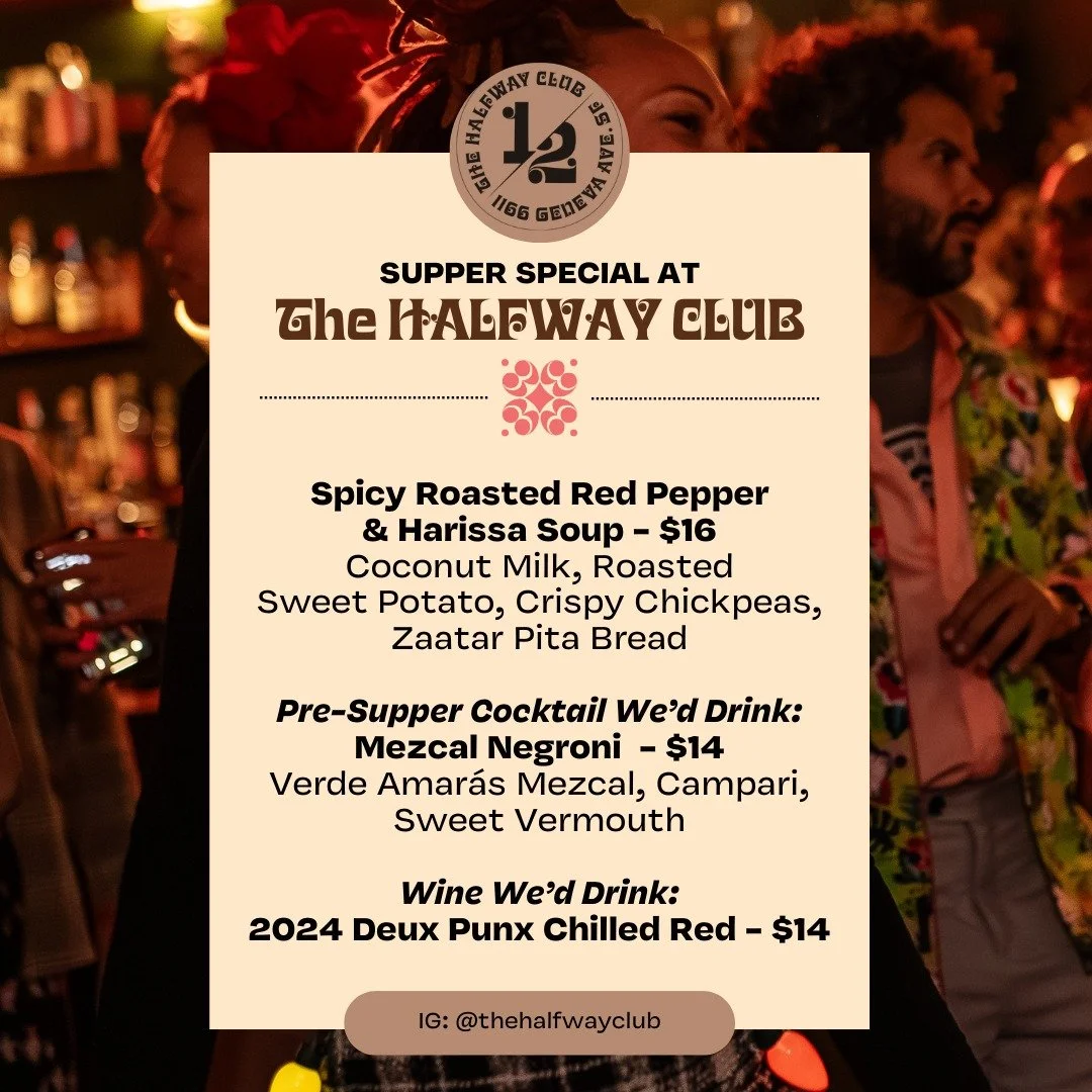 Weekend Specials! They're delicious, but let's face it - this weekend is all about the ridiculous weather we're having. Get down here and hang on our patio! Sure, you should eat and drink something, but get outside!