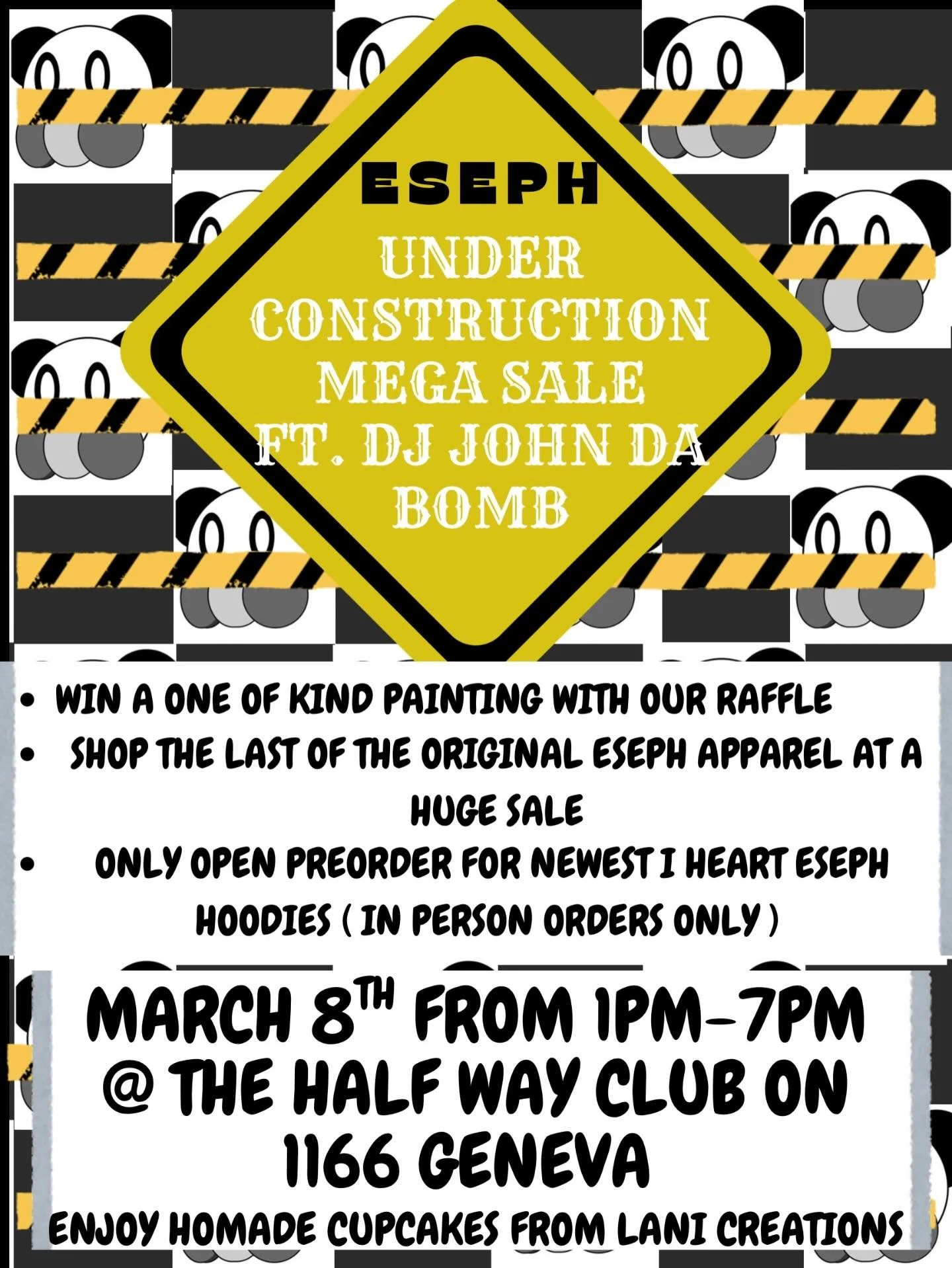 Tomorrow is going to be a beautiful day at The Halfway Club! Perfect weather on the patio, our favorite DJ @johndabombriera spinning records and a talented local artist vending. Not to mention, we&rsquo;ll have all of the food and drinks you need for