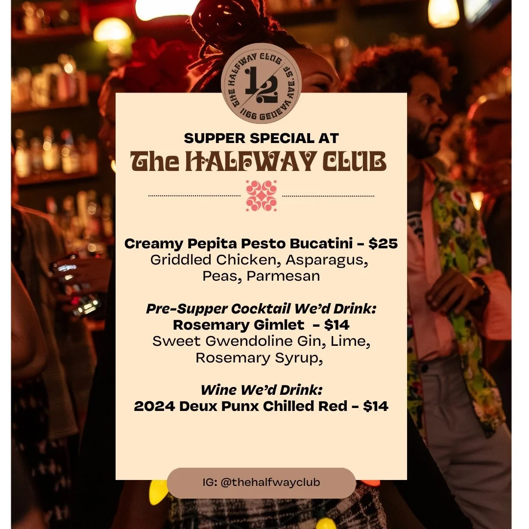 The weekend is here and we've got specials featuring @deuxpunx @sweetgwendolinefrenchgin and some delicious spring produce. Come see us!