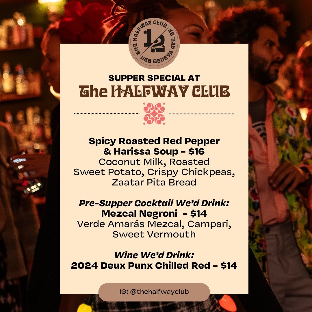 Weekend Specials! They're delicious, but let's face it - this weekend is all about the ridiculous weather we're having. Get down here and hang on our patio! Sure, you should eat and drink something, but get outside!