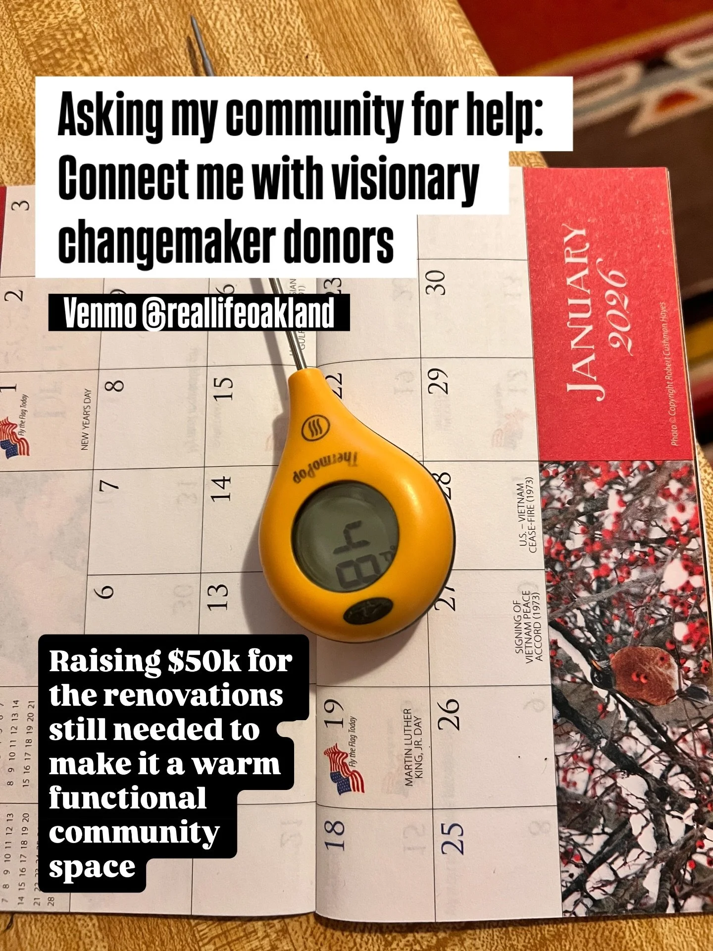 Waking up to cold permeating my bones is also a wake-up call to finally ASK FOR HELP I&rsquo;ve wished for all along.

This building is dedicated to supporting Visionary Changemakers achieve financial peace and abundance by creating offers that artic