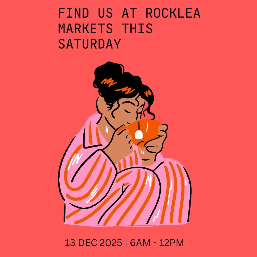 We&rsquo;re back at the Rocklea Saturday Markets this weekend! 🌿✨ Our tea blends are freshly restocked and ready for you. Come say hi and grab your favourites before they sell out!