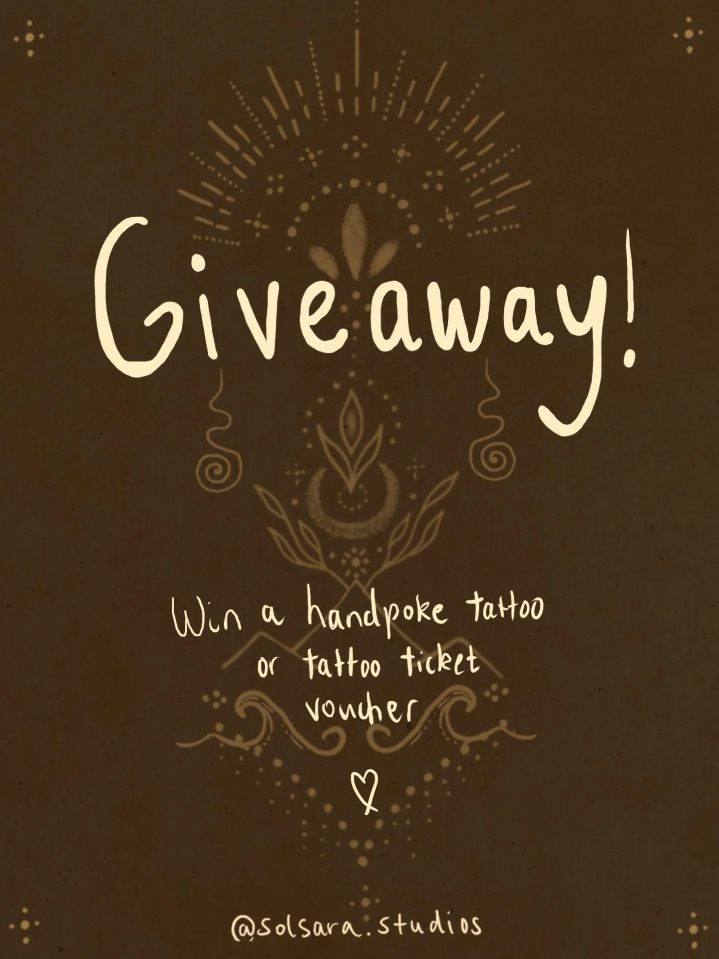 ✨ GIVEAWAY TIME ✨
To close out this year, I just want to say how deeply grateful I am for every person who has supported my art this year~ whether you&rsquo;ve been tattooed by me, purchased my art, or simply sent love my way by following along, it&r