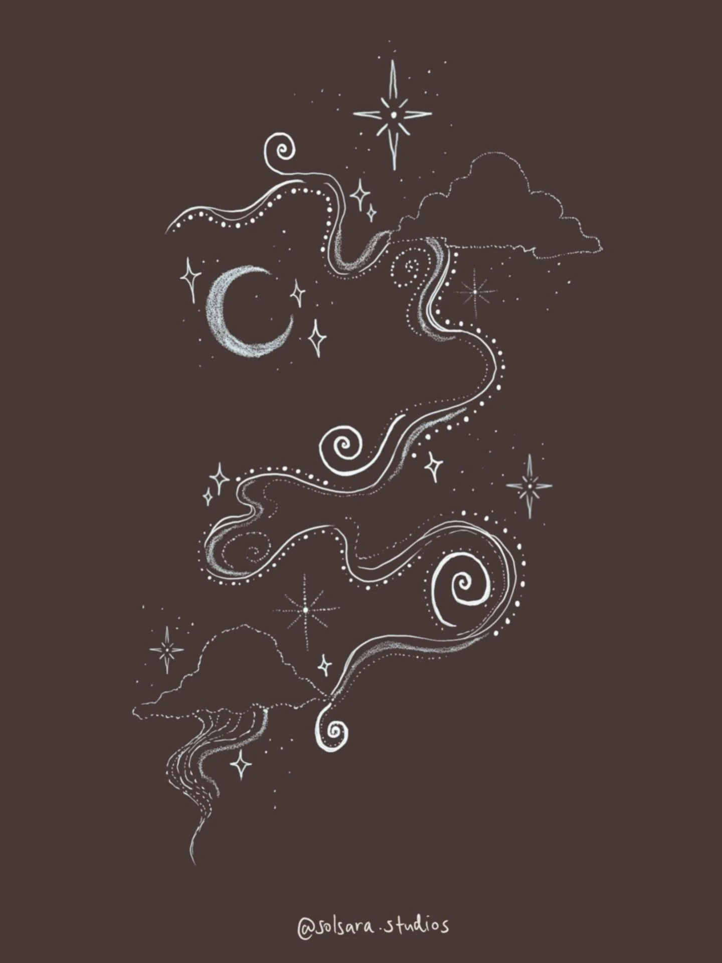 Flowing between sky and cosmos ✨

A new collection of one-of-a-kind flash has come through&hellip;
starry nights, glowing moons, spirals and galaxy clusters&hellip;
soft daytime skies, drifting clouds, rainbows and earthly plants.
Light and dark, day