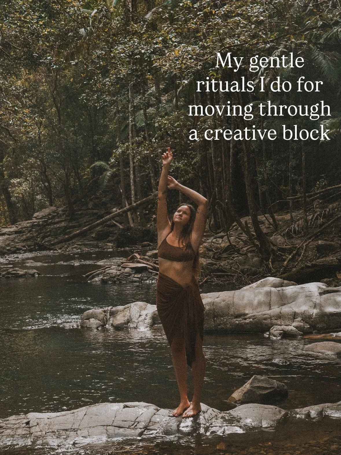 As a creative, there can be so much pressure to always have ideas&hellip; to always be making, sharing, showing up.

Especially when social media becomes your portfolio, your way of business and your place of connection all at once.

I used to think 