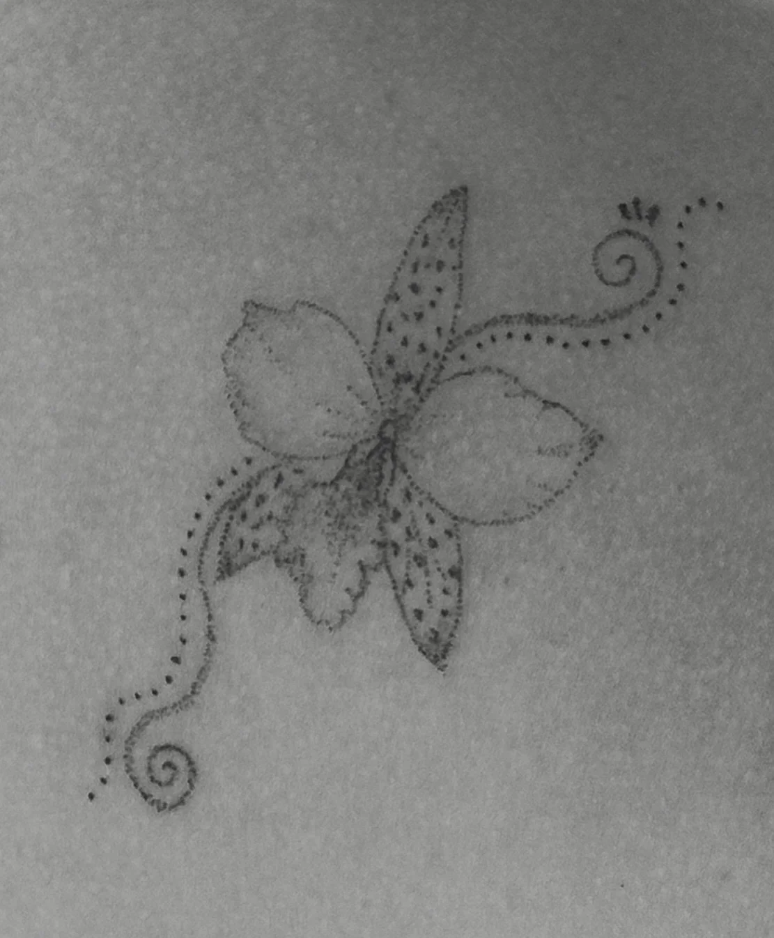 Thank you Talia for trusting me with this orchid tattoo for you! Loved how it turned out and such a special placement for a meaningful piece 🤍✨🌸🌿